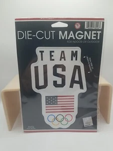 United States Olympic Committee Official Team USA Die Cut Magnet 6 1/2" x 5" NEW - Picture 1 of 2