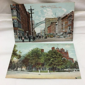 2 Vintage 1909 Columbus Ohio Postcards - Picture 1 of 12