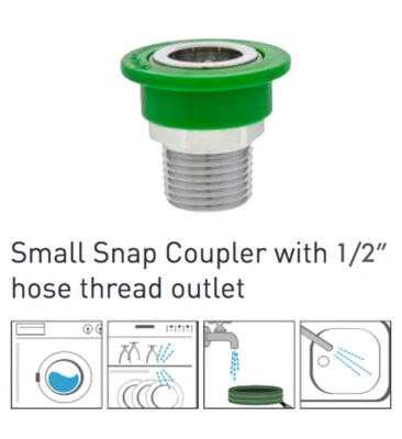 Neoperl Quick Connect Small 1/2" coupler for Portable Appliances Snap Fit - Image 1 of 4