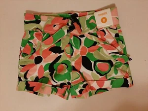 Gymboree Vintage NWT Abstract Flower Power Shorts NEW sz 8 - Picture 1 of 7
