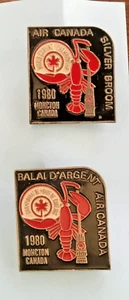 1 CURLING ASSORTED STONE PIN 1980 MONCTON NEW BRUNSWICK - Picture 1 of 1