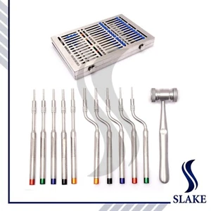 Dental Osteotome OffSet Straight Concave Tip Sinus Lift Bone Preparation - Imagen 1 de 3