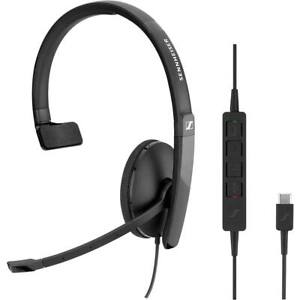 SENNHEISER EPOS ADAPT SC 130 USB-C Monaural Headset Black