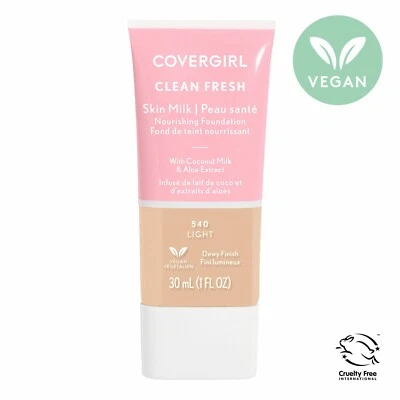 COVERGIRL, Clean Fresh Skin Milk Foundation, Light 540, (Pack of 2) - Image 1 of 4