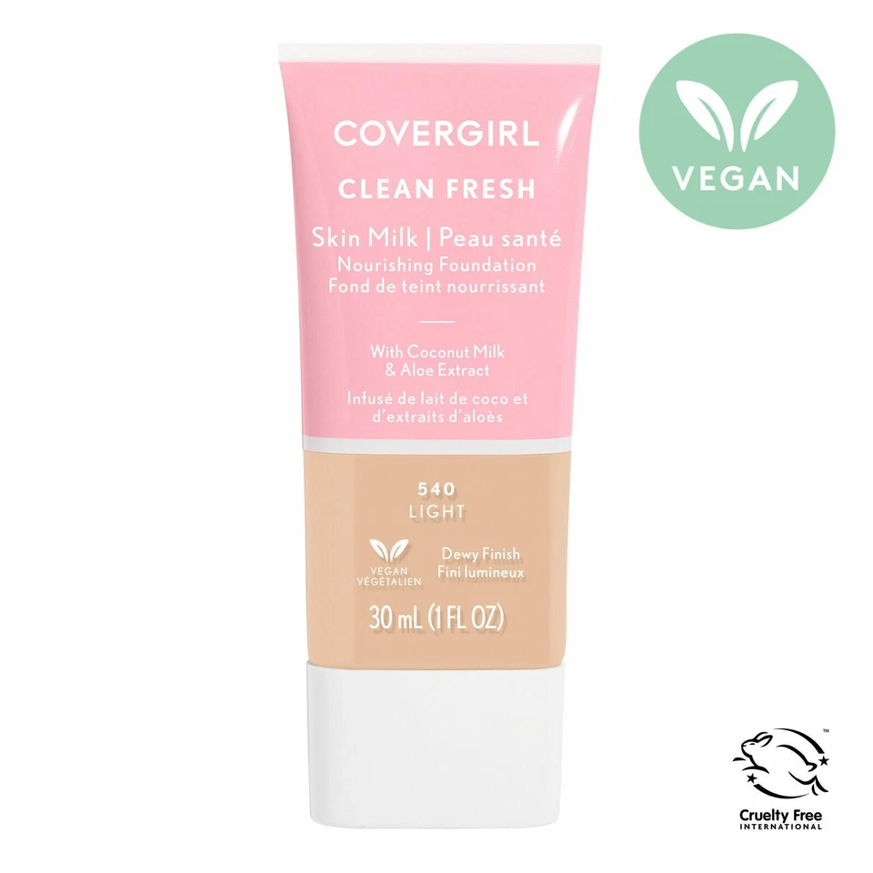 COVERGIRL, Clean Fresh Skin Milk Foundation, Light 540, (Pack of 2) - Image 1 of 4