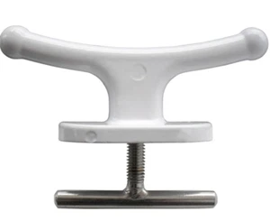 Dock Edge Classic Cast Aluminum InstaCleat with White Finish, 5" NEW IN PACKAGE - Picture 1 of 1