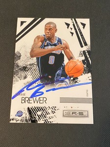 Ronnie Brewer Signed 2009-10 Panini R & S Card Auto Utah Jazz NBA Autograph COA