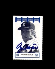 George Medich Signed 1992 Wiz The 70's New York Yankees Autographed