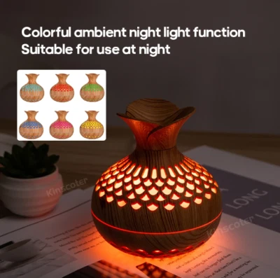 Umidificatore a grana di legno 300ml USB diffusore di aromi atomizzatore USB - Immagine 1 di 4