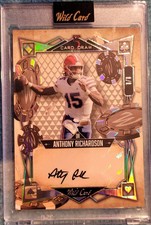 2023 Wildcard 5 Card Draw Gold Anthony Richardson Auto 1/1