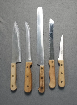 Cuchillos De Colección Rogers Old Homestead Alto Carbono Inoxidable Japón Regent Harvard Foto 1 de 4