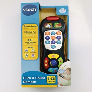 New VTech Click & Count Remote Black for Baby Kids Toy Play Sing Learn Colorful - Picture 1 of 7