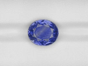 GRS Certified MADAGASCAR Blue Sapphire 6.24 Cts Natural Untreated Oval - Picture 1 of 9