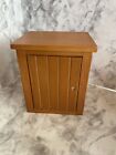 American Girl Angelina Ballerina Cabinet Kitchen Cupboard Storage Wood Vtg 2000