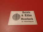 Heintz & Khn Manebach in Thringen, Papierlaternen :Werbeanzeige 1929