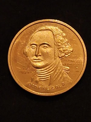 1776-1976 Gorge Washington gold medalcoin - Image 1 of 4