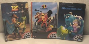 Lotto di 3 Disney Moonlite Reels Monsters Inc., Toy Story, Incredibili B153 - Foto 1 di 3