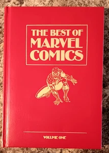 Best Of Marvel Comics Volume One Red Leather bound Stan Lee & Jack Kirby 1987 - Picture 1 of 6