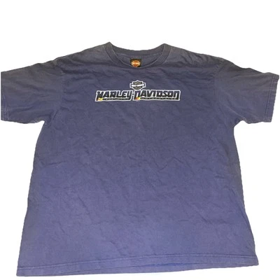 Camiseta Harley-Davidson 2005 Orlando Florida Azul Caimán 3XL Hecha en EE. UU. Foto 1 de 4