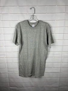 Vintage Champion Heather Gray T-Shirt Cotton Rayon Blend Medium 1980’s USA Made - Picture 1 of 6