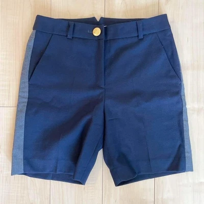 Pantalones Cortos Vivienne Westwood Oro Orbe Botón Azul Marino Foto 1 de 4