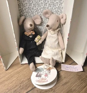 Maileg Wedding Couple Mice Original Retired Genuine 1st Edition BNWT - Picture 1 of 3