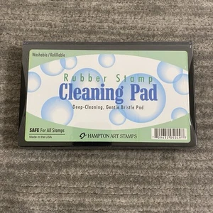 Hampton Art Stamp Scrubber Cleaning Pad Washable Refillable Bristle Pad 7.5"X4.5 - Picture 1 of 3