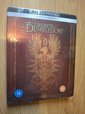Fantastic Beasts Secrets Of Dumbledore Limited Ed Steelbook 4K Ultra HD - NEW  - Image 1 of 2