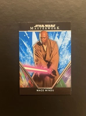 2024 Star Wars Masterwork MACE WINDU Blue Parallel #41 - Image 1 of 2