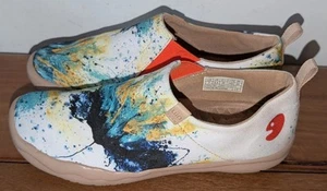 UIN Sound of Silence Toledo Womens 7 Shoes Multicolor Fabric Slip On Walking - Picture 1 of 8