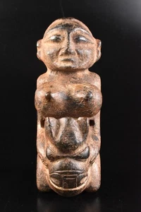 U259: Japanese Stone jade/jewels BUDDHIST STATUE sculpture Ornament Buddhist art - Picture 1 of 7