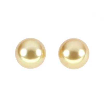 Pendientes Tasaki Pearl K18YG Golden Pearl Diámetro Aprox 8,0 mm -... - Imagen 1 de 4