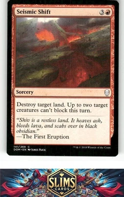 Magic the Gathering MTG Dominaria Seismic Shift #141 Buy 2 Get 1 - Image 1 of 2