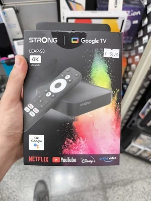 STRONG LEAP-S3 4K Android TV Streaming Box - Nero - Immagine 1 di 4