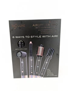 Ion Luxe 8-in-1 Airstyler Pro Haartrockner und Styler austauschbar schwarz - Bild 1 von 6