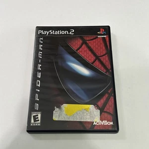 Spider-Man (Sony PlayStation 2, 2002) Completo con Manual Etiqueta Negra - Imagen 1 de 9