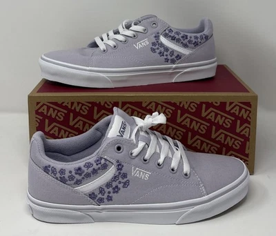 Vans Talla 9 Seldan Para Mujer Zapatos de Skate Bordados Flores Eveni Lindos Cómodos Foto 1 de 4