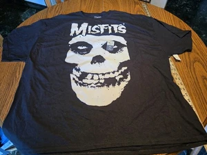 T-shirt stile vintage MISFITS Punk Band UOMO 3XL teschio NUOVA - Foto 1 di 6