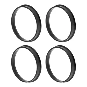 Roue Plateforme 72.6-68.1mm Noir Polycarbonate pour Voiture - Imagen 1 de 7