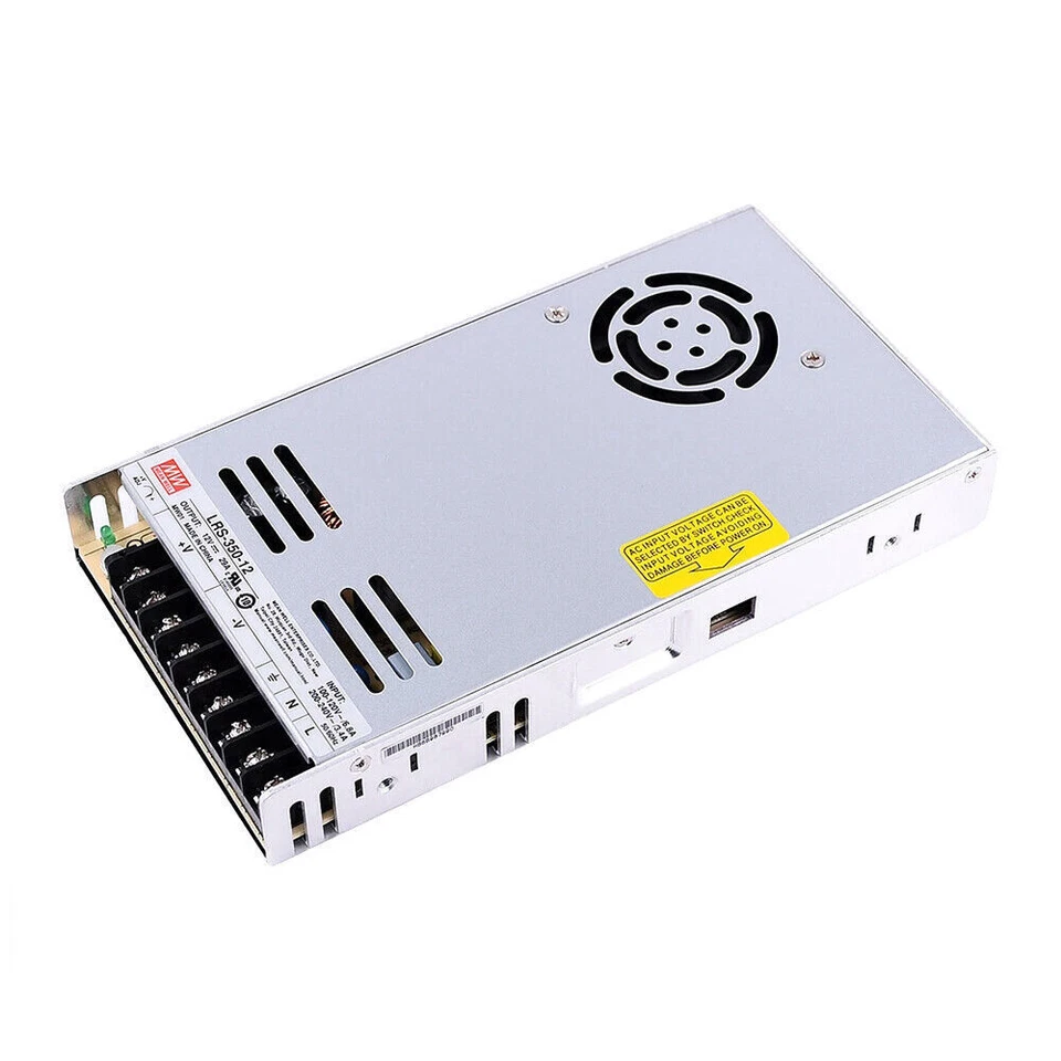 MEANWELL LRS-350-12 Switching Power Supply 348W 12V 29A Fit Industrial CNC Motor - Image 1 of 4