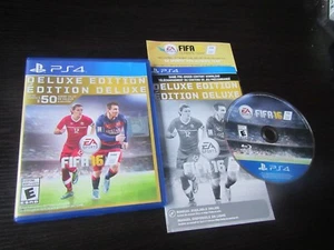 Sony PlayStation 4 PS 4: FIFA 16 Deluxe Edition complete in case  & tested - Picture 1 of 4