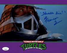 FRANCOIS CHAU Signed SHREDDER TEENAGE MUTANT NINJA TURTLES 8x10 Photo JSA COA