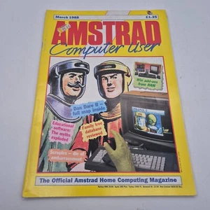 AMSTRAD COMPUTER USER MARCH 1988 ★ DAN DARE II ★ RETRO COMPUTING MAGAZINE ✅ - Imagen 1 de 3