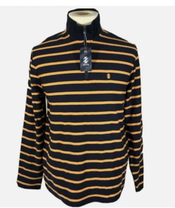 Men's IZOD 1/4 button Long Sleeve Stretch Soft Touch Pullover shirt golf polo - Picture 1 of 6