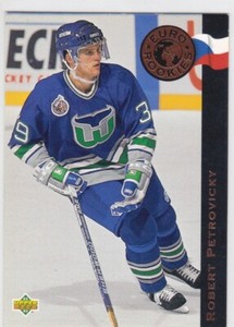 92/93 UD...ROBERT PETROVICKY...EURO ROOKIES..# ER20..WHALERS..COMBINED SHIPPING
