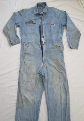 Disfraz de Halloween Espantapájaros Big Mac Denim Espiga Sarga Mono Talla 42 Foto 1 de 4