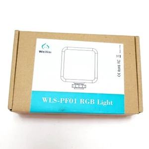 Weilisi WLS-PF01 RGB Light for Cameras Rechargeable Open Box Free Shipping - Picture 1 of 5