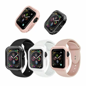 Armor Case + Silicone Watch Band Strap For Apple Watch Series 8 41mm 45mm - Picture 1 of 15