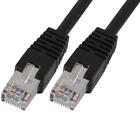 PRO SIGNAL - RJ45 to RJ45 Cat5e S/FTP Ethernet Patch Lead 15m Black
