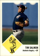 1998 Fleer Tradition Vintage '63 Anaheim Angels Baseball Card #2 Tim Salmon